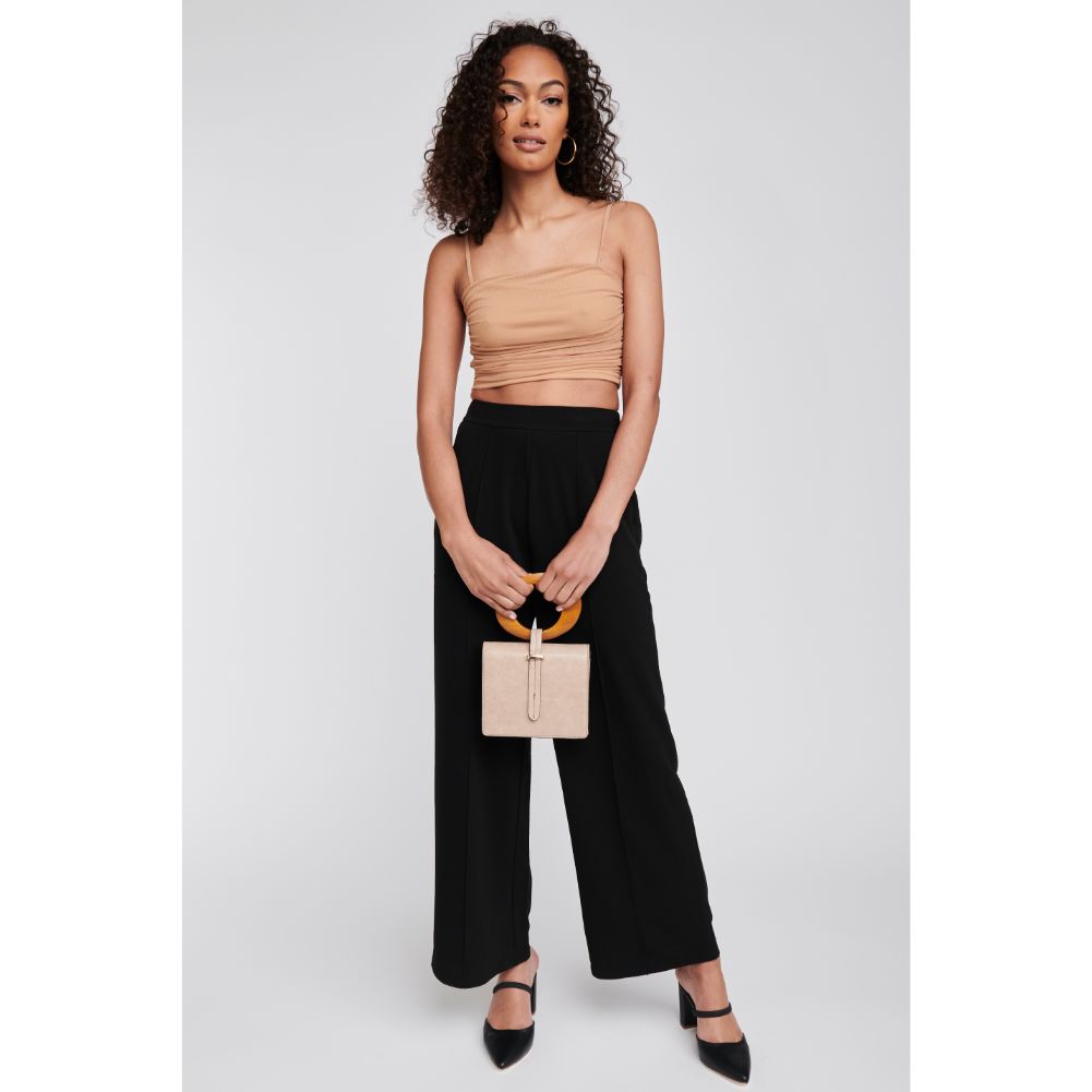 Woman wearing Nude Moda Luxe Callie Crossbody 842017123934 View 3 | Nude