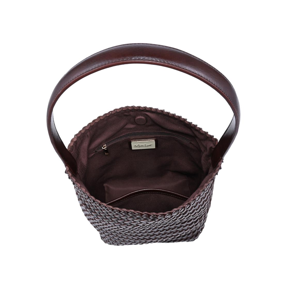 Woman wearing Espresso Moda Luxe Viva Tote 842017140917 View 9 | Espresso