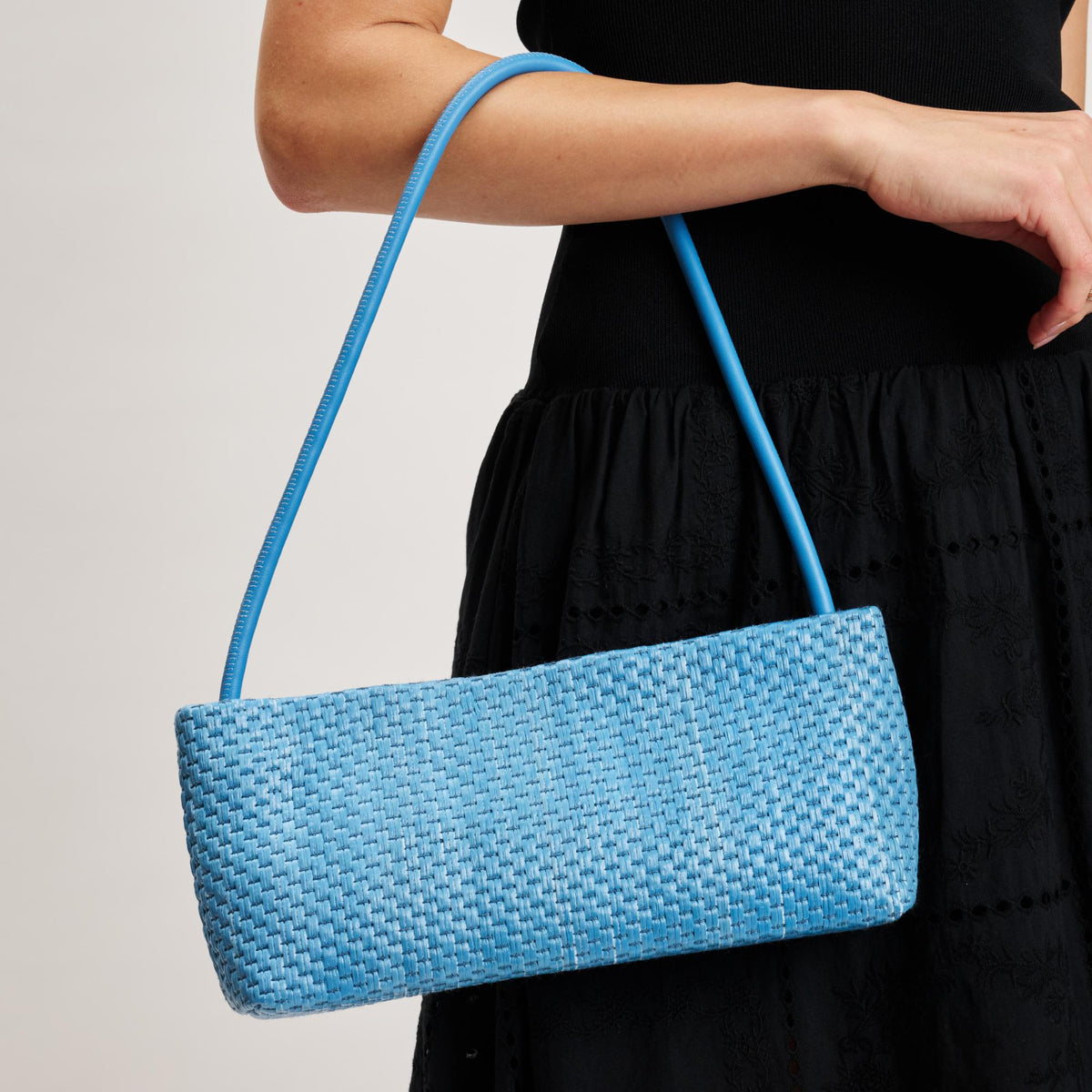 Woman wearing Denim Moda Luxe Lucy - ST Shoulder Bag 842017141976 View 2 | Denim