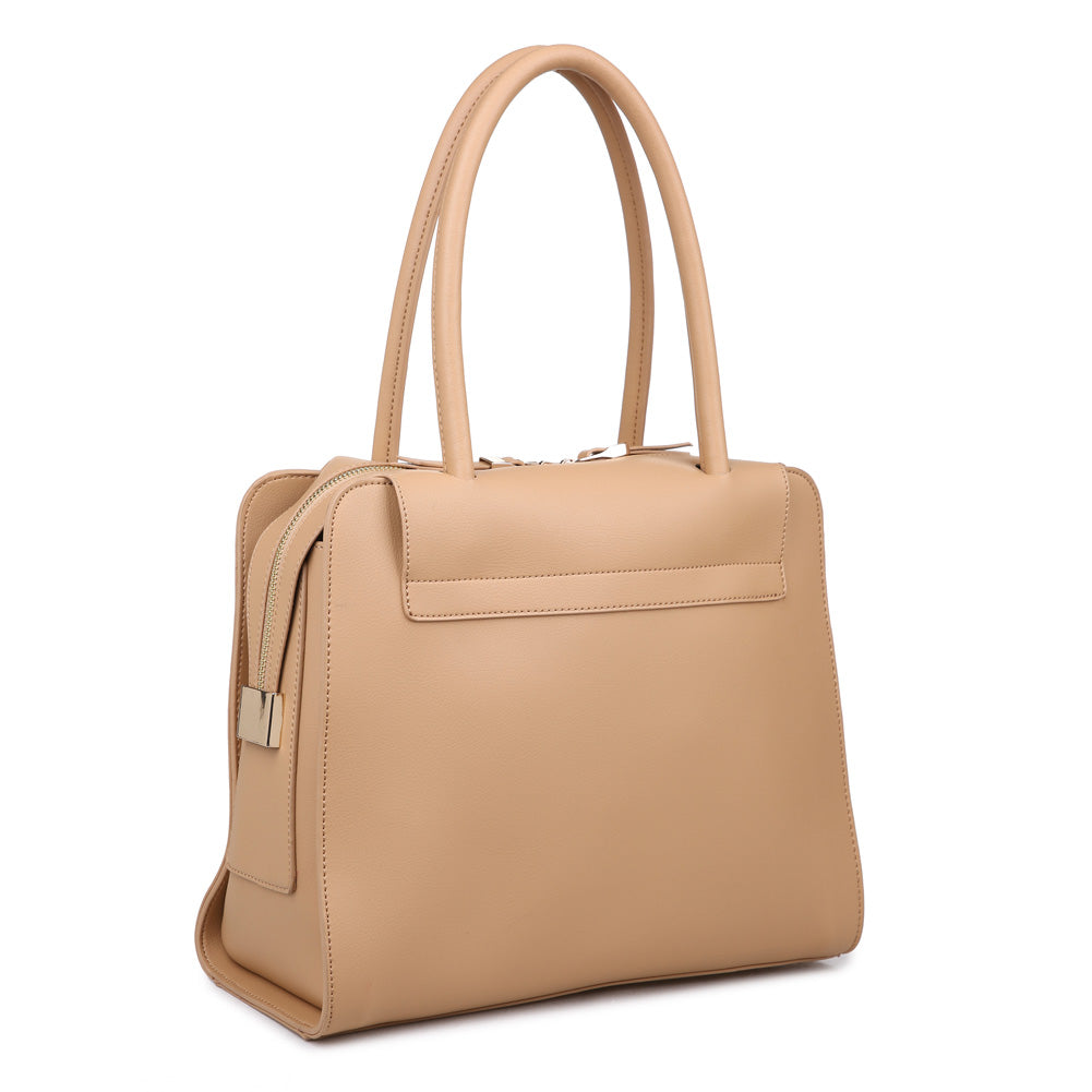 Product Image of Moda Luxe Juliette Satchel 842017114758 View 2 | Camel
