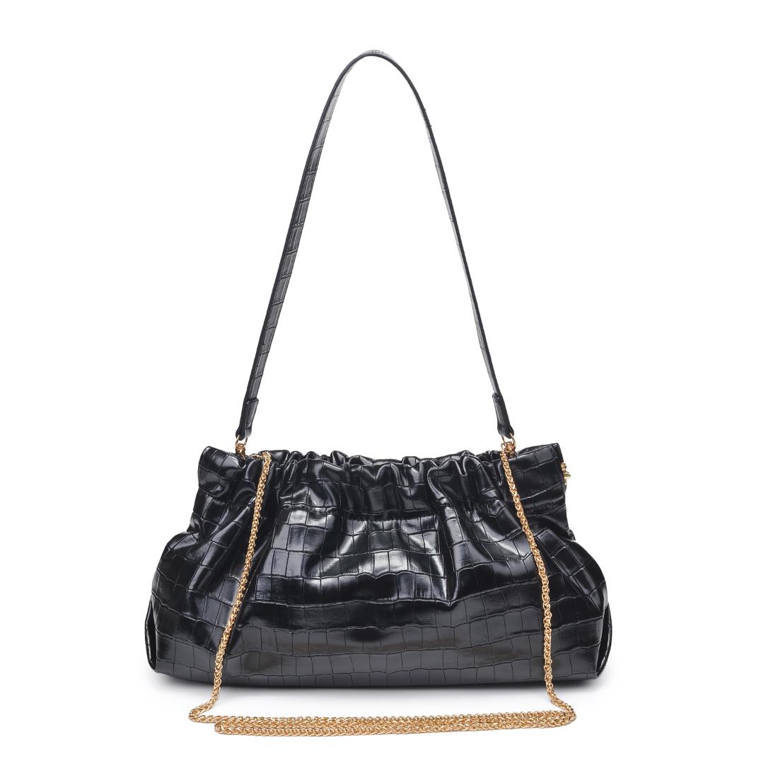 Product Image of Moda Luxe Monroe Shoulder Bag 842017140023 View 3 | Black