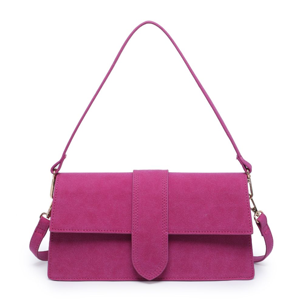Product Image of Moda Luxe Violet - Suede Crossbody 842017130741 View 5 | Magenta