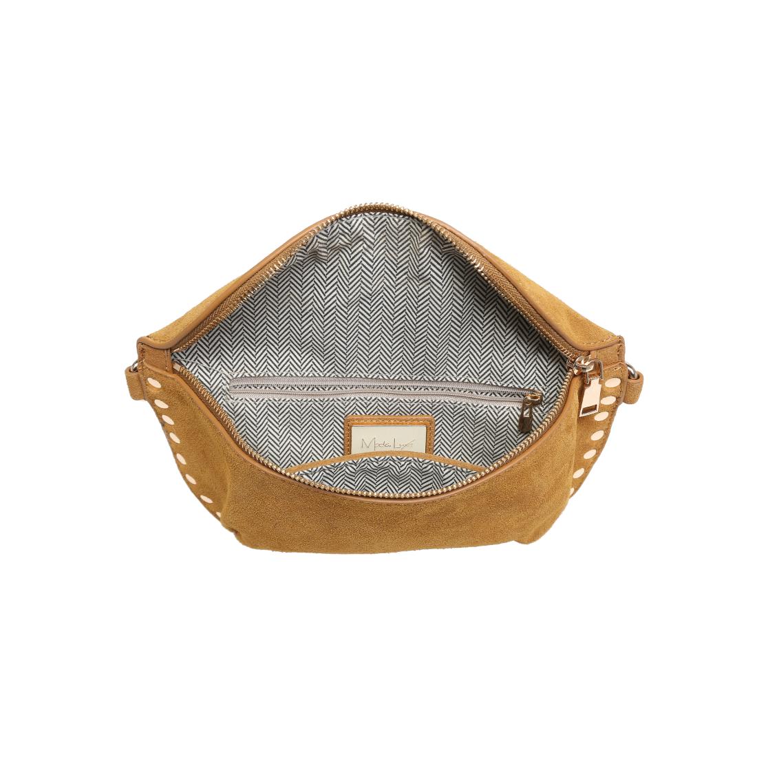 Moda Luxe Gizelle-Suede Belt Bag 842017139676 View 8 | Tan