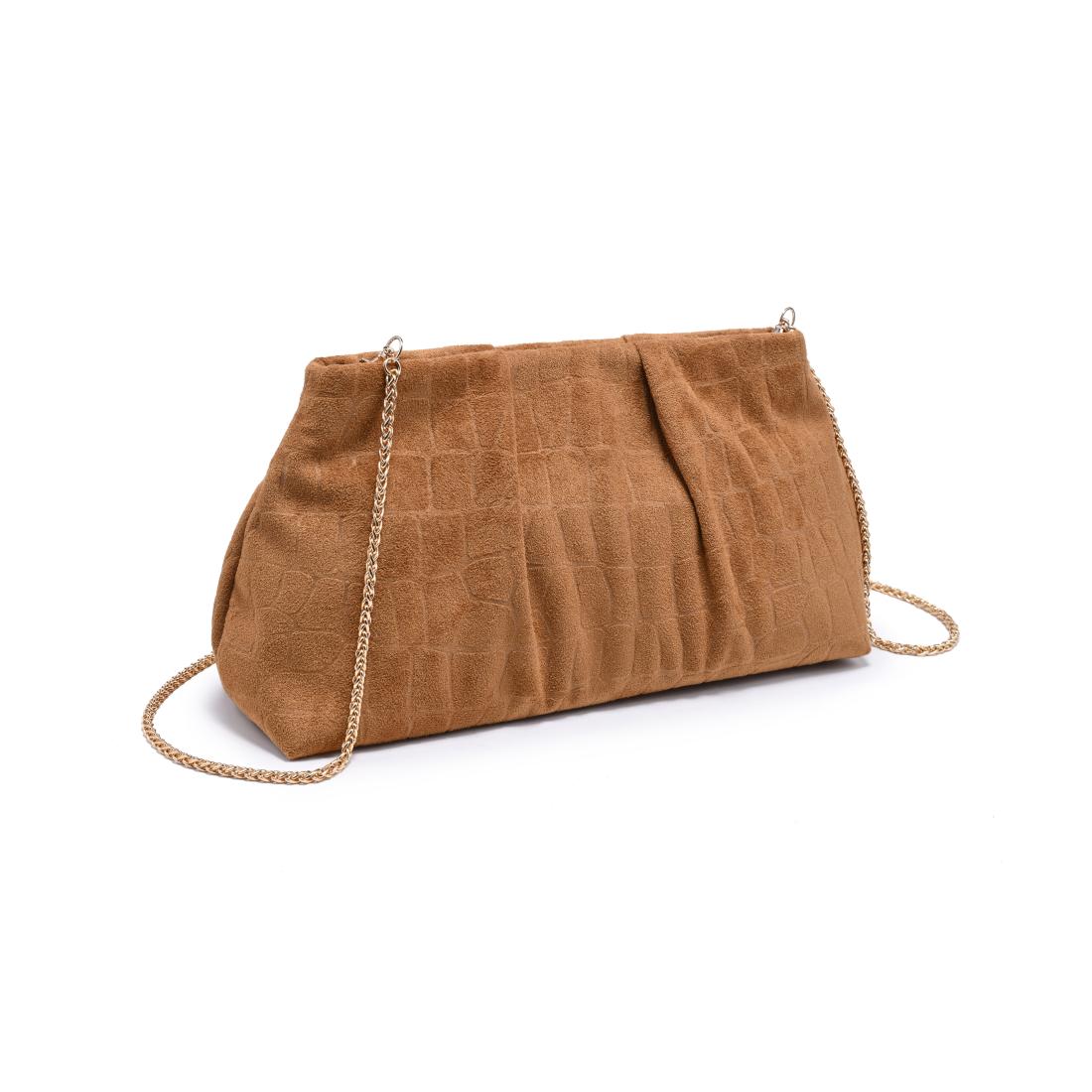 Moda Luxe Elva Croco Clutch 842017142287 View 6 | Tan