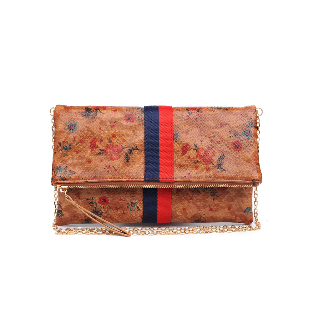 Product Image of Sol and Selene Jules Print Clutch 842017119418 View 5 | Tan