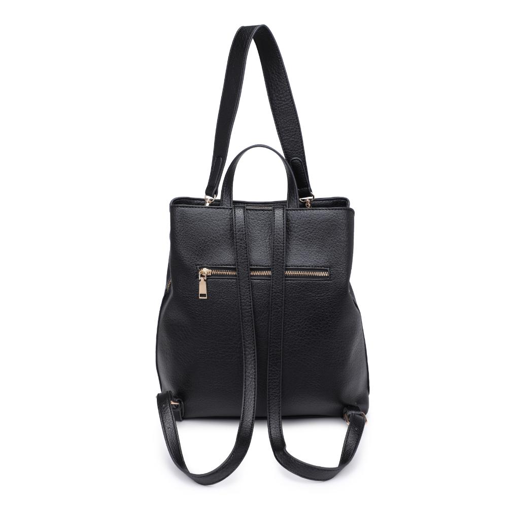 Product Image of Moda Luxe Genevieve Backpack 842017136071 View 7 | Black