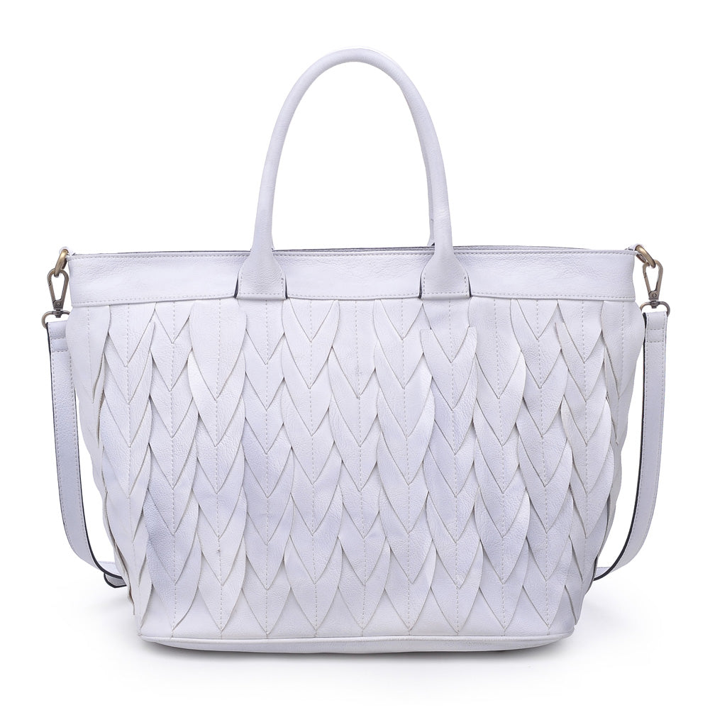 Product Image of Moda Luxe Rosa Satchel 842017119289 View 1 | White