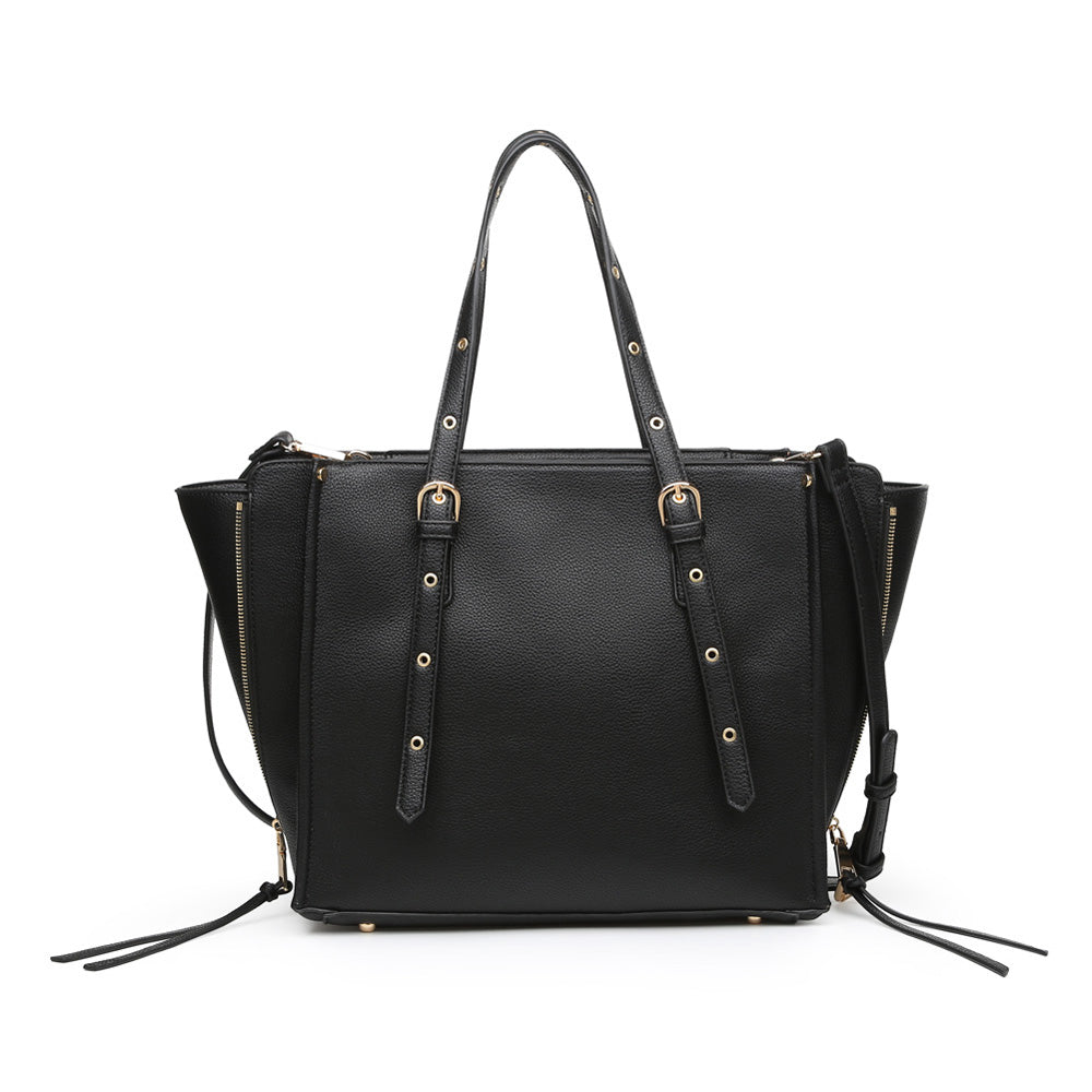 Product Image of Moda Luxe Magnolia Tote 842017119616 View 3 | Black