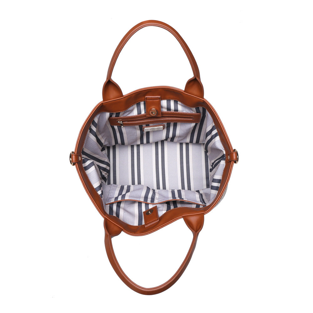 Product Image of Moda Luxe Saville Tote 842017113218 View 4 | Tan