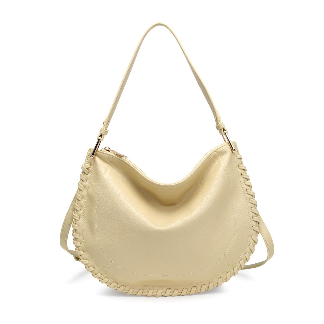 Woman wearing Butter Moda Luxe Lita Hobo 842017141099 View 5 | Butter