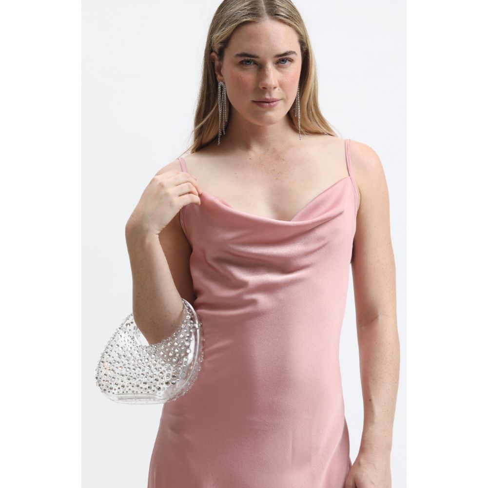 Woman wearing Clear Sol and Selene Vianca Evening Bag 842017133964 View 2 | Clear
