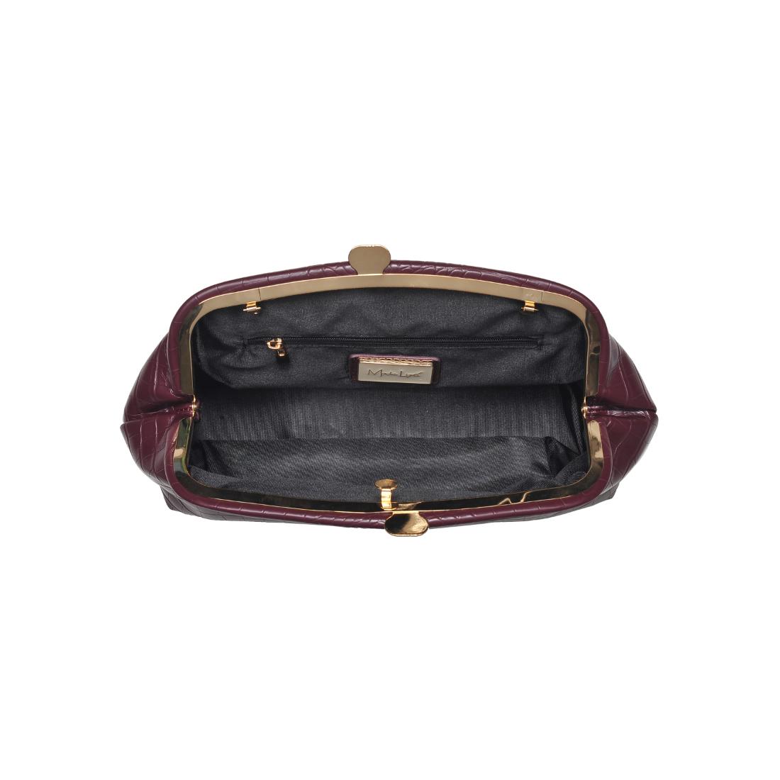 Product Image of Moda Luxe Camille Clutch 842017139188 View 8 | Burgundy