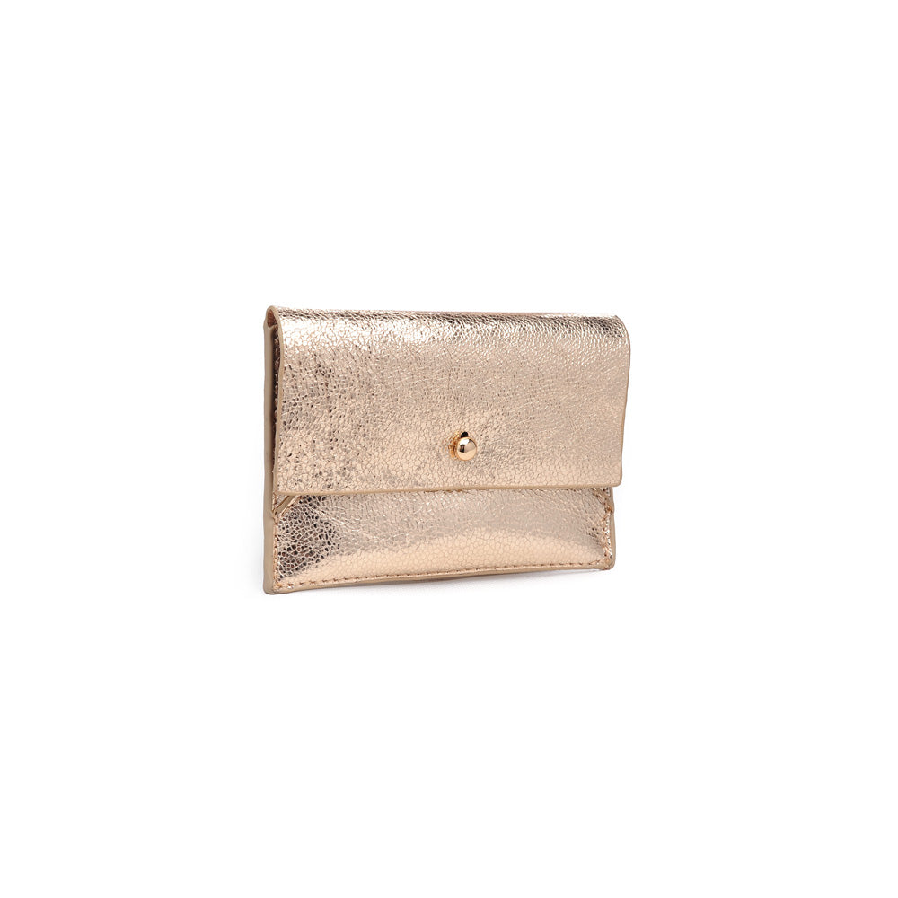 Product Image of Moda Luxe Elle Crackle Metallic Wallet 842017119852 View 2 | Gold