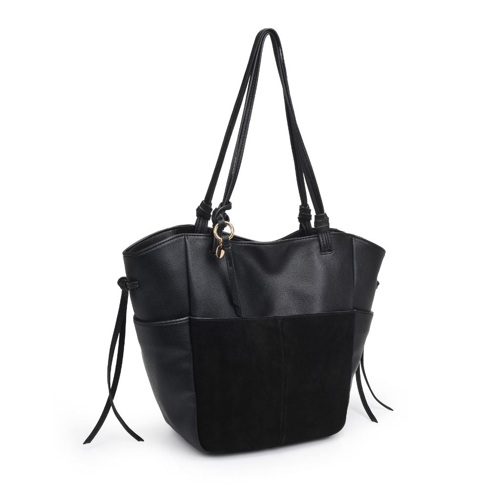 Product Image of Moda Luxe Chloe Hobo 842017126874 View 6 | Black