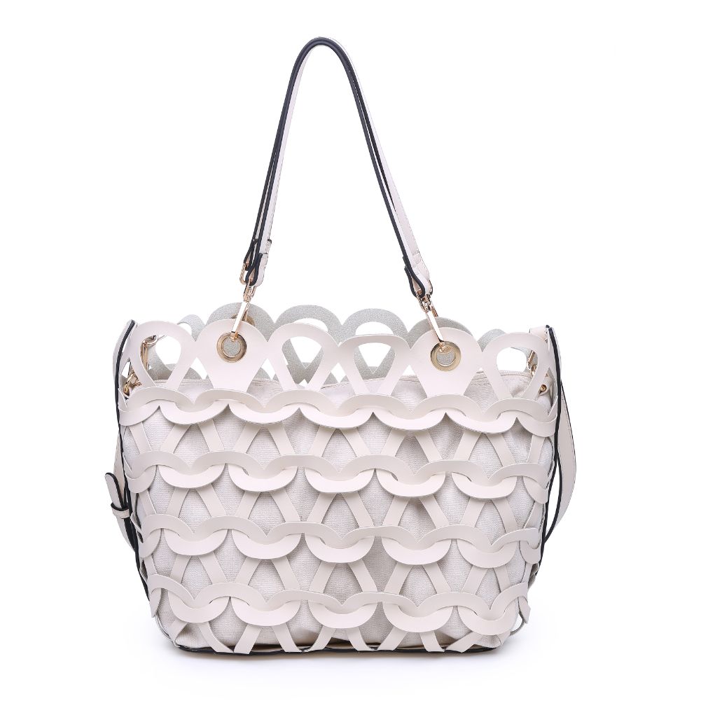 Product Image of Moda Luxe Paige Tote 842017119807 View 7 | White