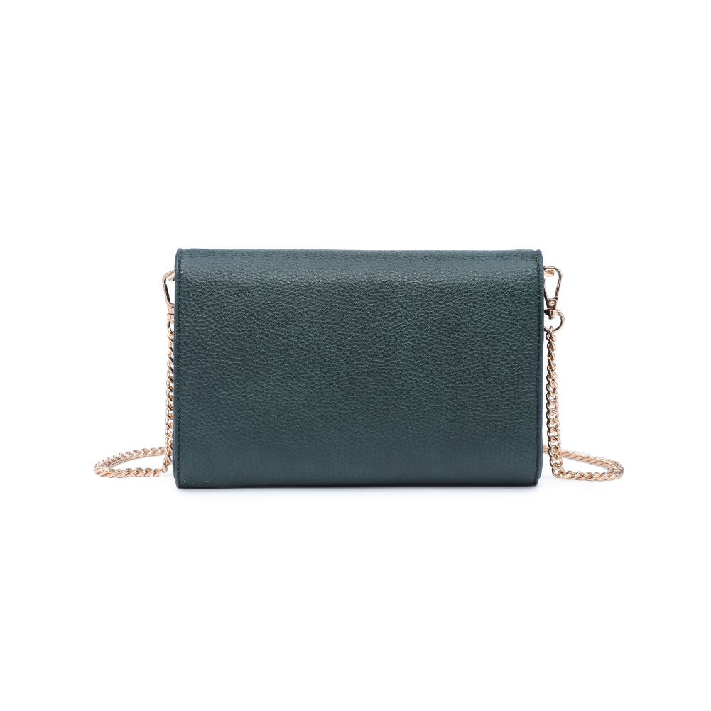 Woman wearing Emerald Moda Luxe Hazel Crossbody 842017130802 View 7 | Emerald