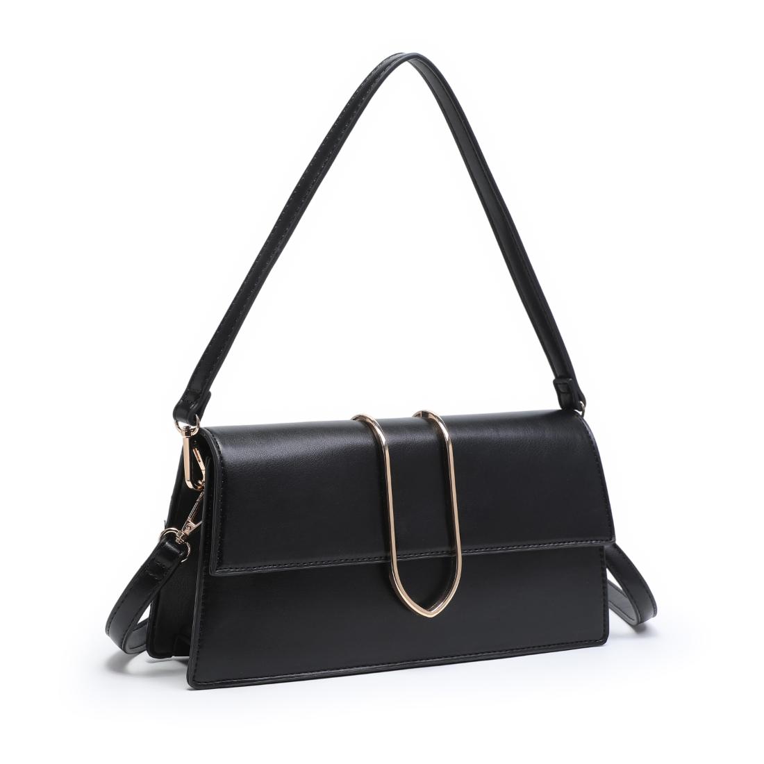 Moda Luxe Violet - Metal Accent Crossbody 842017144403 View 2 | Black
