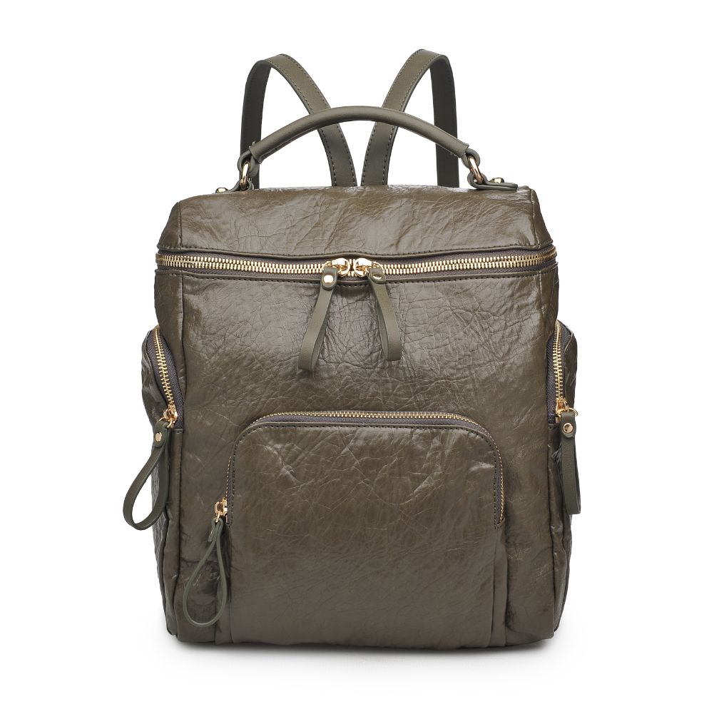 Product Image of Moda Luxe Sahara Backpack 842017122975 View 1 | Olive