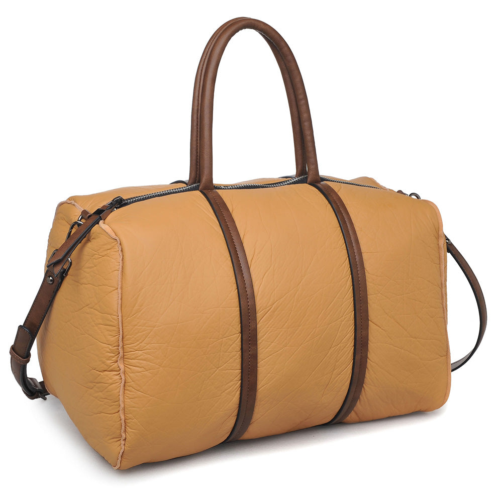 Woman wearing Camel Moda Luxe Canyon Weekender 842017101413 View 6 | Camel