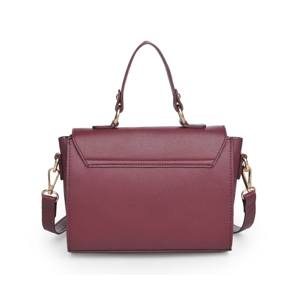 Product Image of Moda Luxe Brynn Satchel 842017120780 View 7 | Burgundy