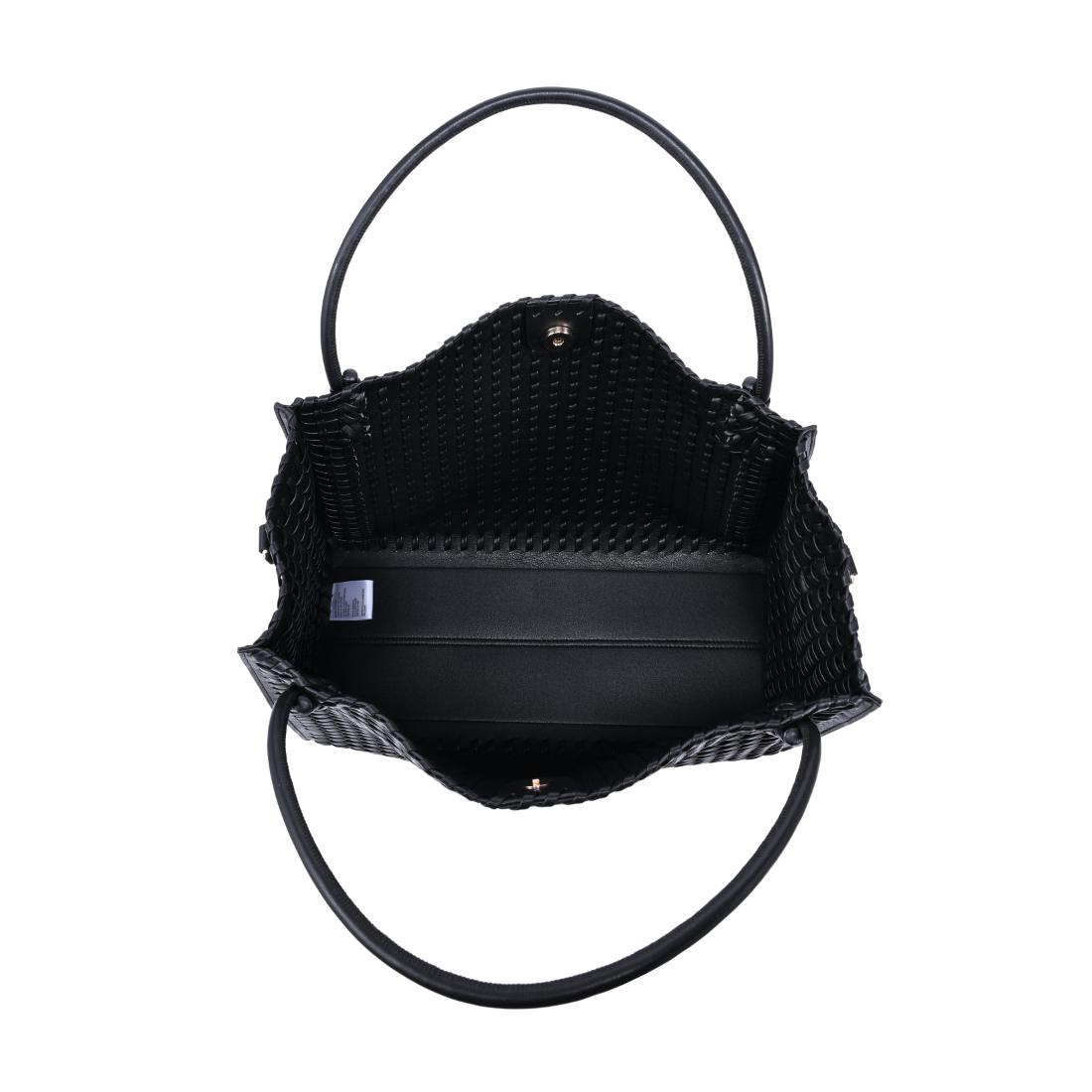 Woman wearing Black Moda Luxe Jackie Tote 842017140818 View 9 | Black