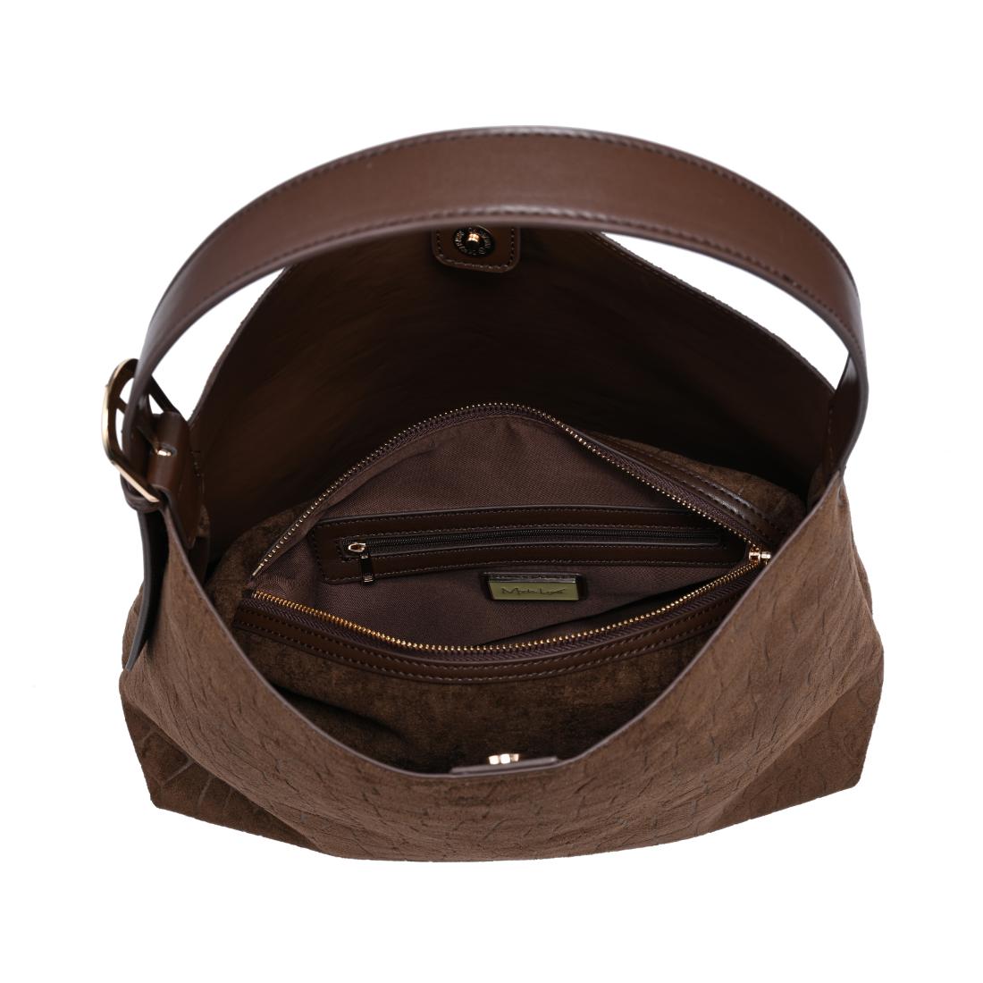 Moda Luxe Neve Croco Tote 842017142430 View 4 | Chocolate