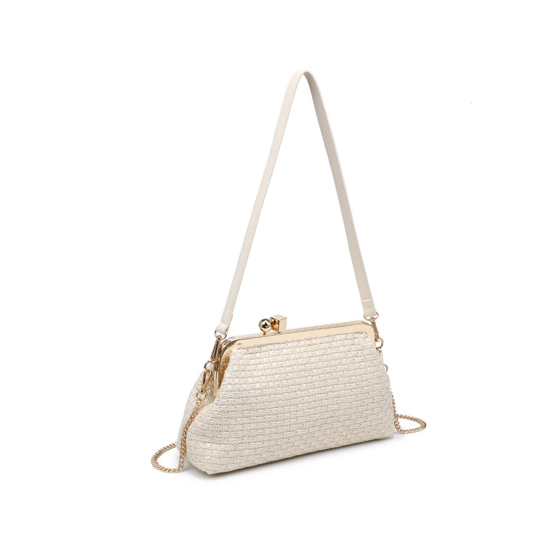 Woman wearing Cream Moda Luxe Bianca Clutch 842017141440 View 6 | Cream