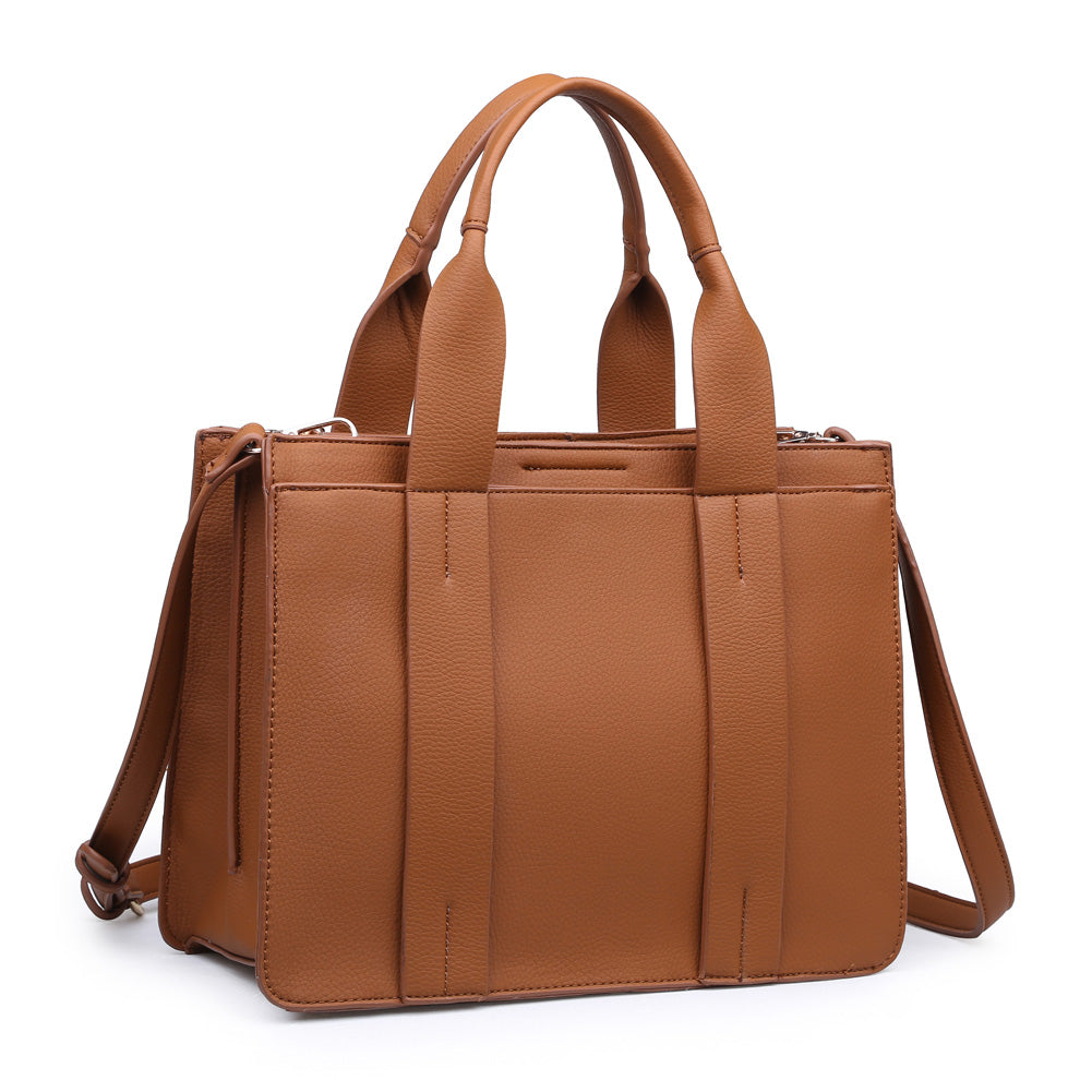 Product Image of Moda Luxe Kelly Satchel 842017116332 View 2 | Tan