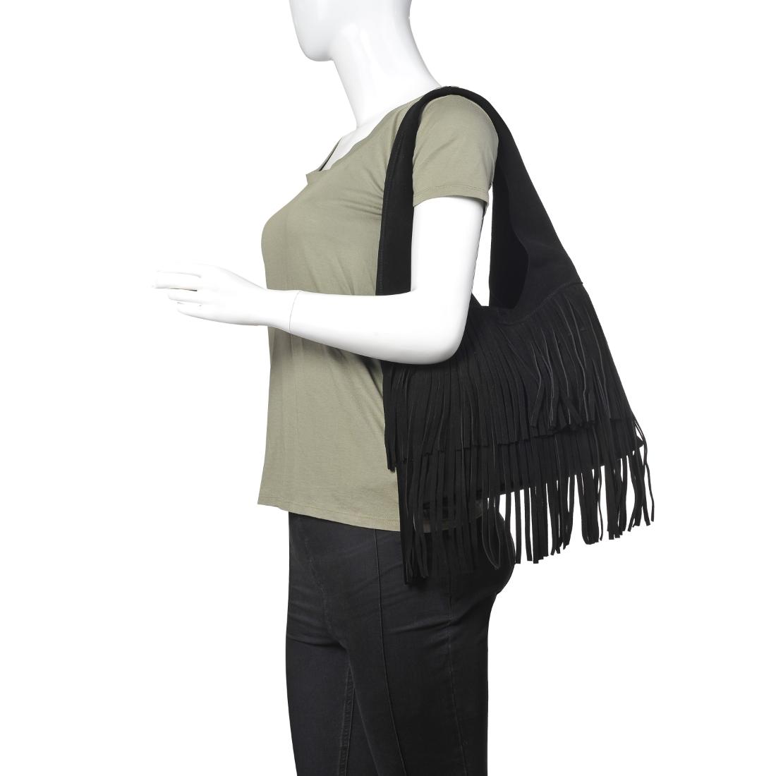 Product Image of Moda Luxe Hope Hobo 842017139072 View 5 | Black