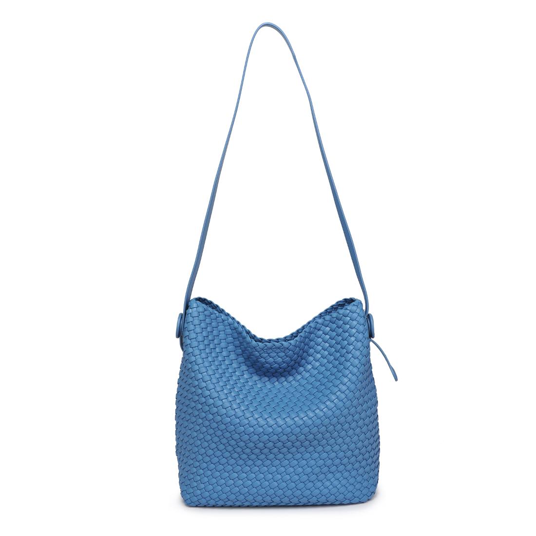 Woman wearing Denim Moda Luxe Edith Hobo 842017137498 View 7 | Denim