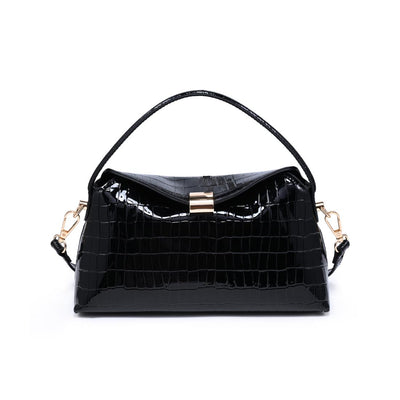 Moda Luxe Katerina - Croco Crossbody 842017143154 View 1 | Black