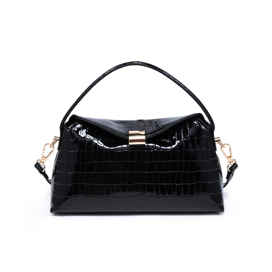 Moda Luxe Katerina - Croco Crossbody 842017143154 View 1 | Black