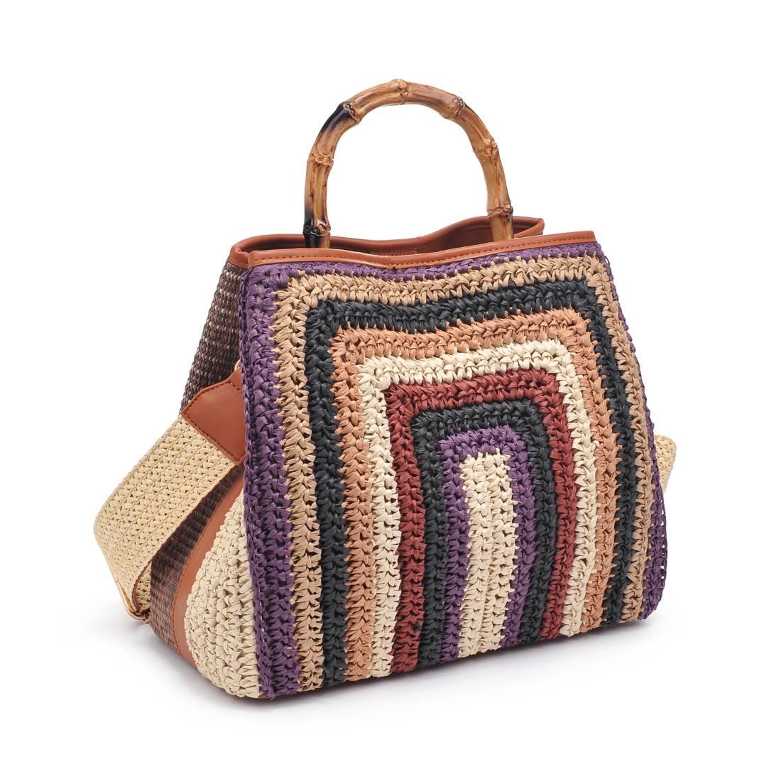 Product Image of Moda Luxe Kalani Tote 842017138563 View 6 | Multi Cognac