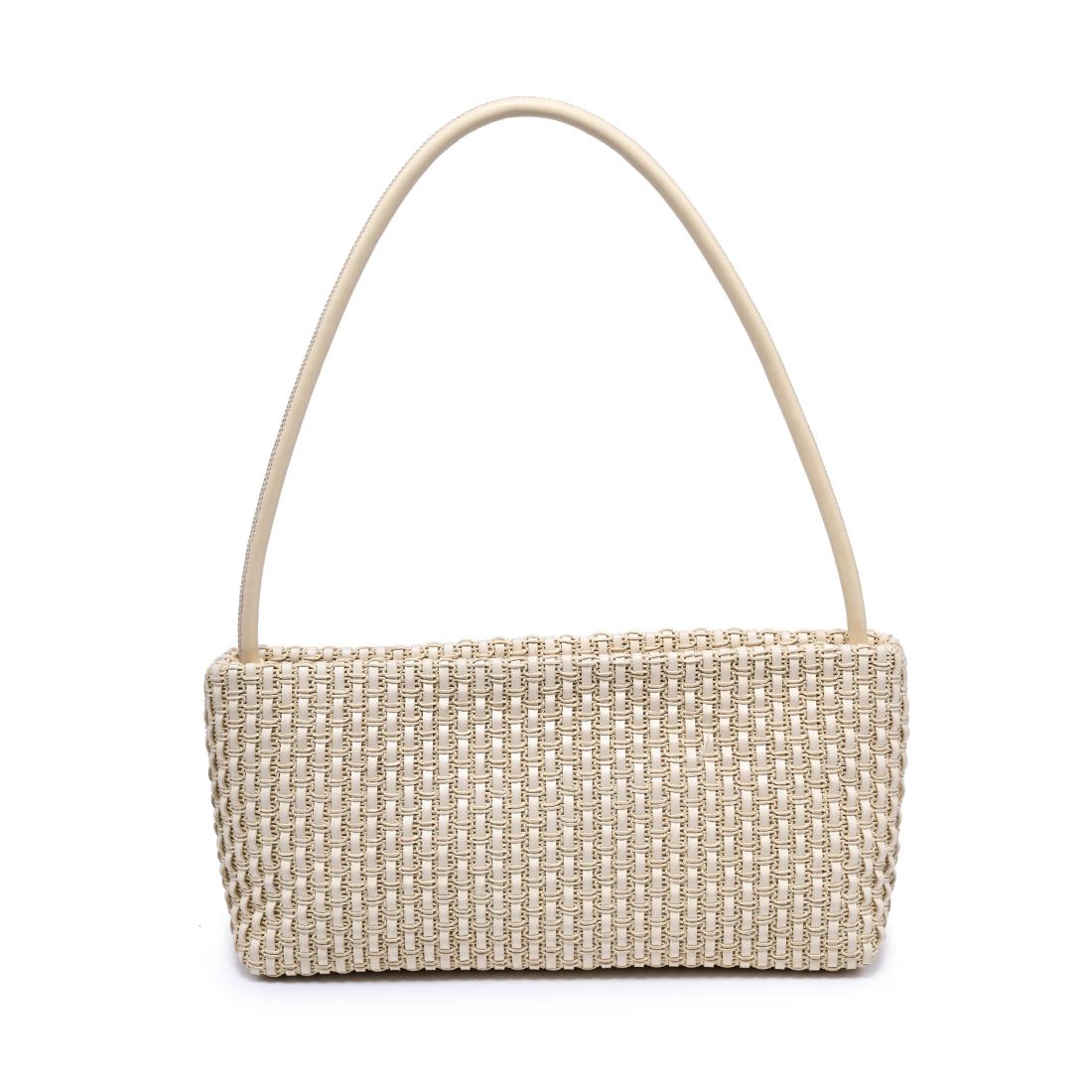 Woman wearing Cream Moda Luxe Lucy Shoulder Bag 842017140344 View 5 | Cream