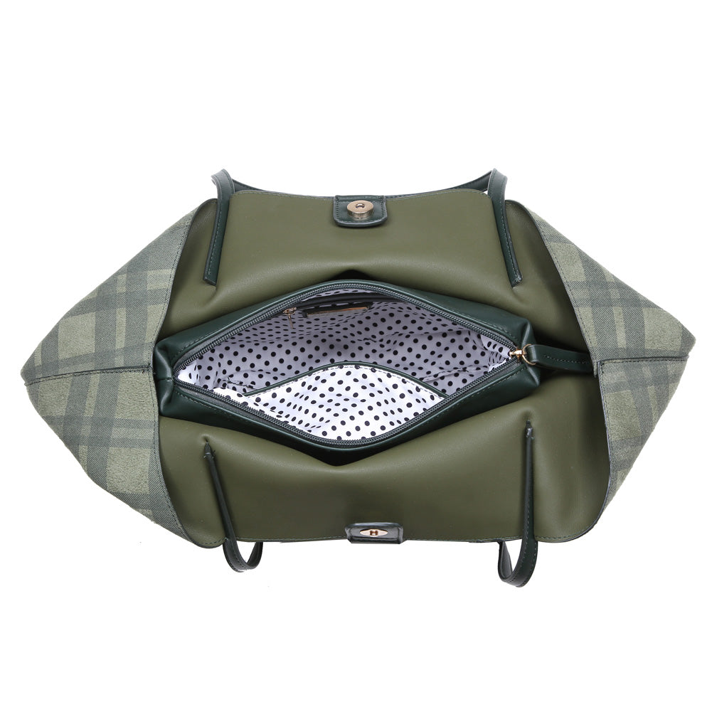 Product Image of Moda Luxe Cambridge Tote 842017116448 View 4 | Olive