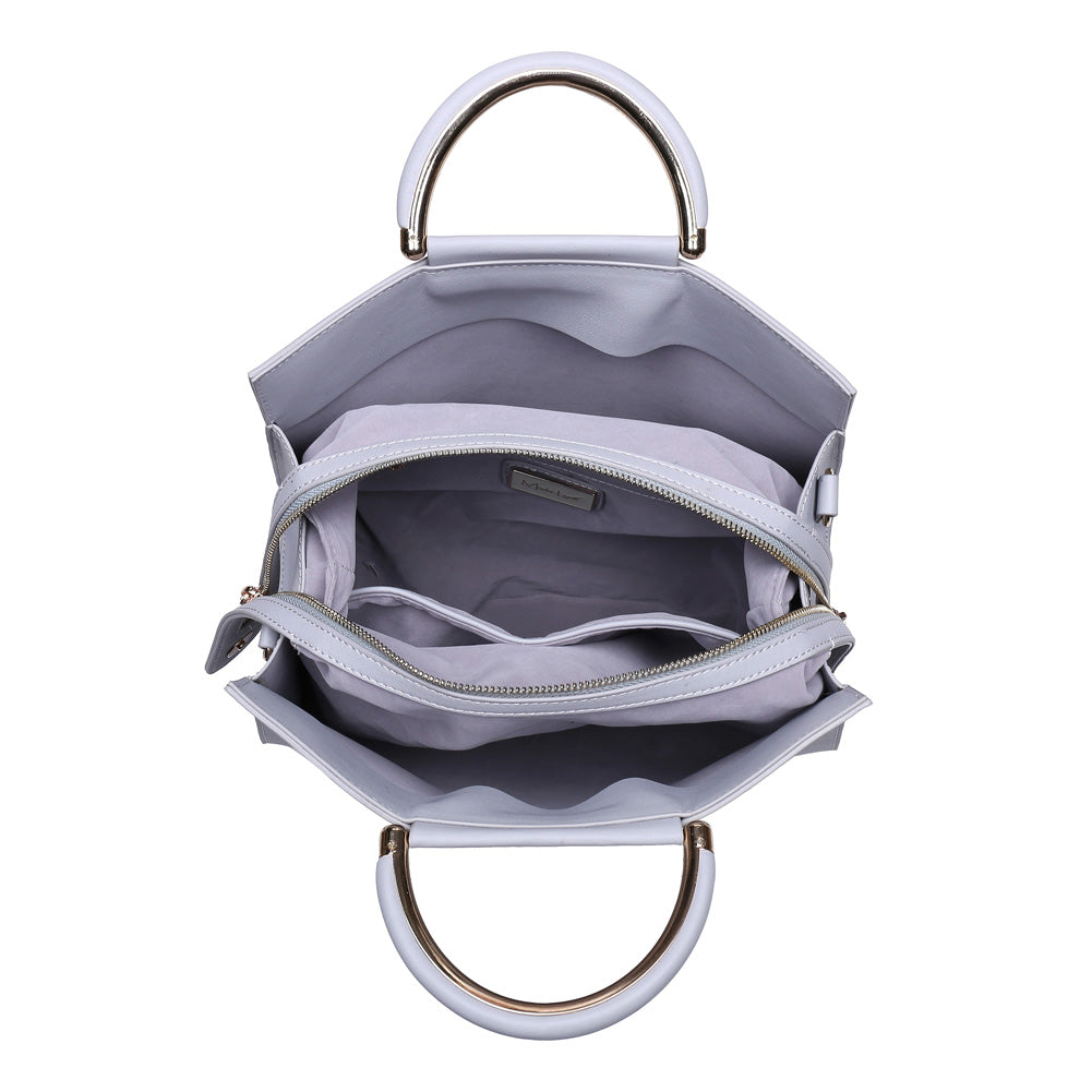 Product Image of Moda Luxe Noelle Satchel 842017113478 View 4 | Dove Grey
