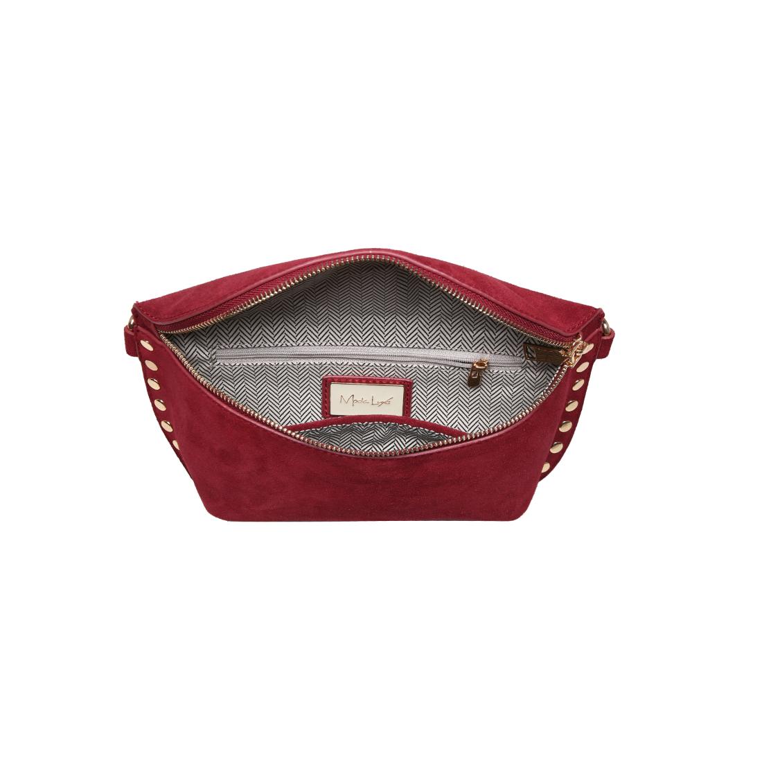 Moda Luxe Gizelle-Suede Belt Bag 842017139683 View 8 | Wine