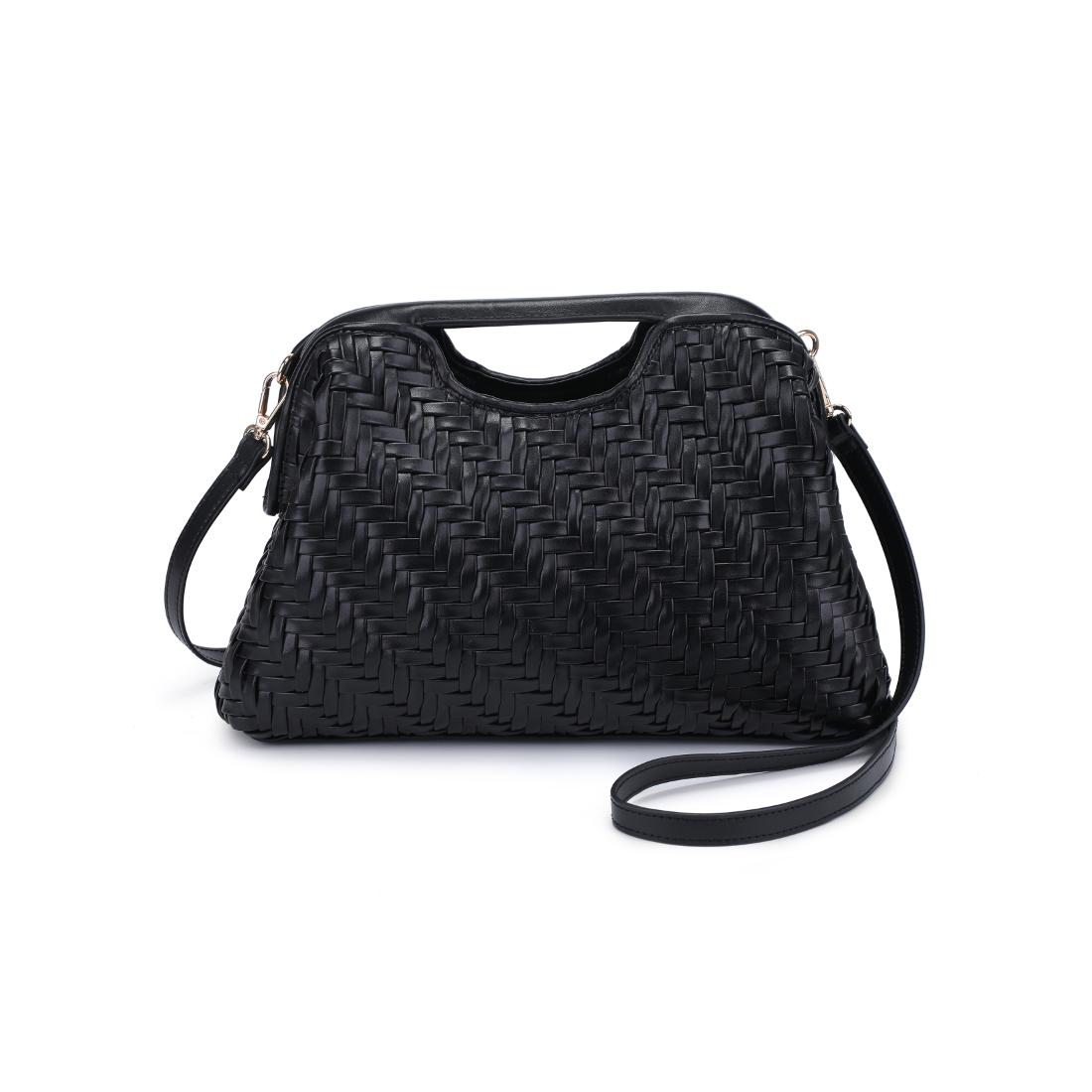 Woman wearing Black Moda Luxe Amara Crossbody 842017138099 View 7 | Black