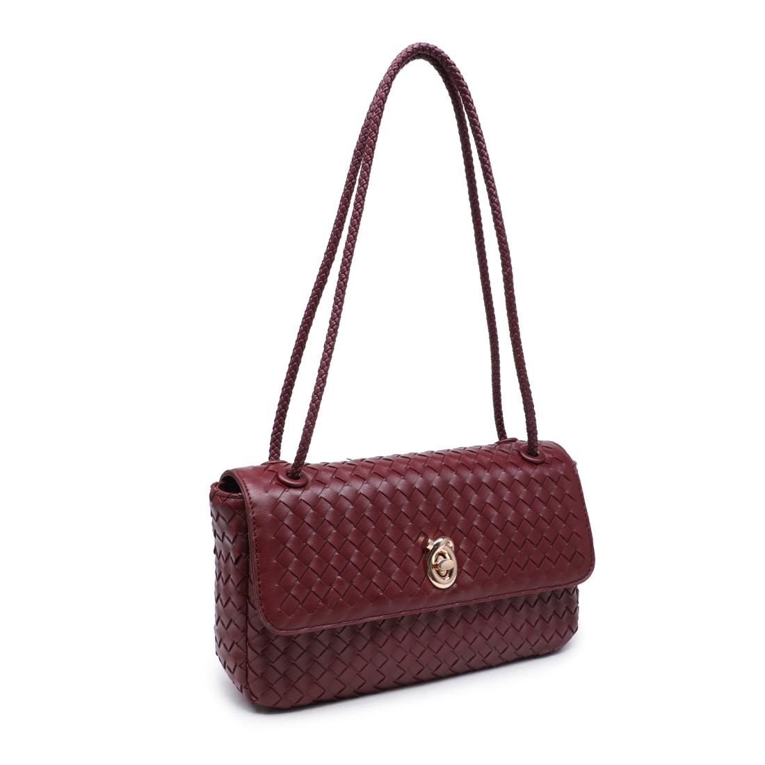 Moda Luxe Annabelle Shoulder Bag 842017143376 View 6 | Burgundy