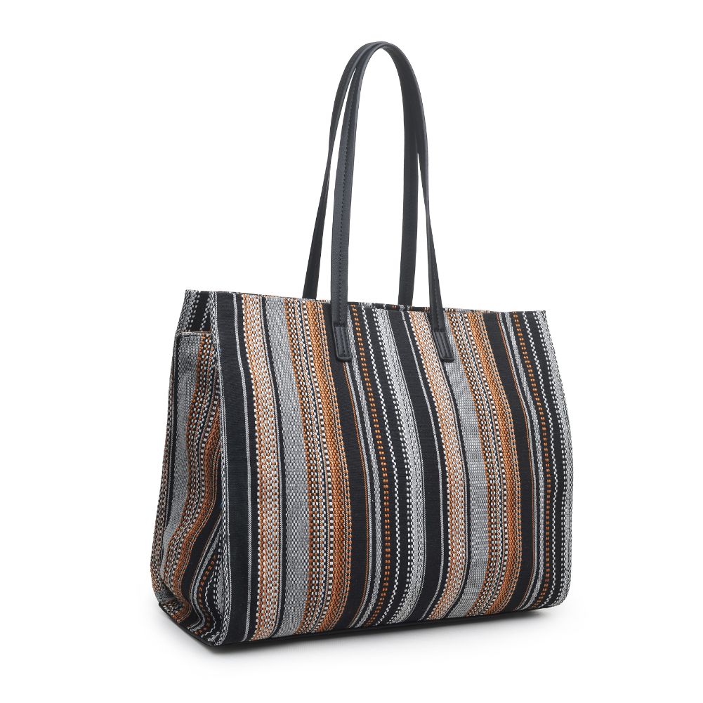 Product Image of Moda Luxe Jillian Tote 842017125532 View 6 | Black Multi