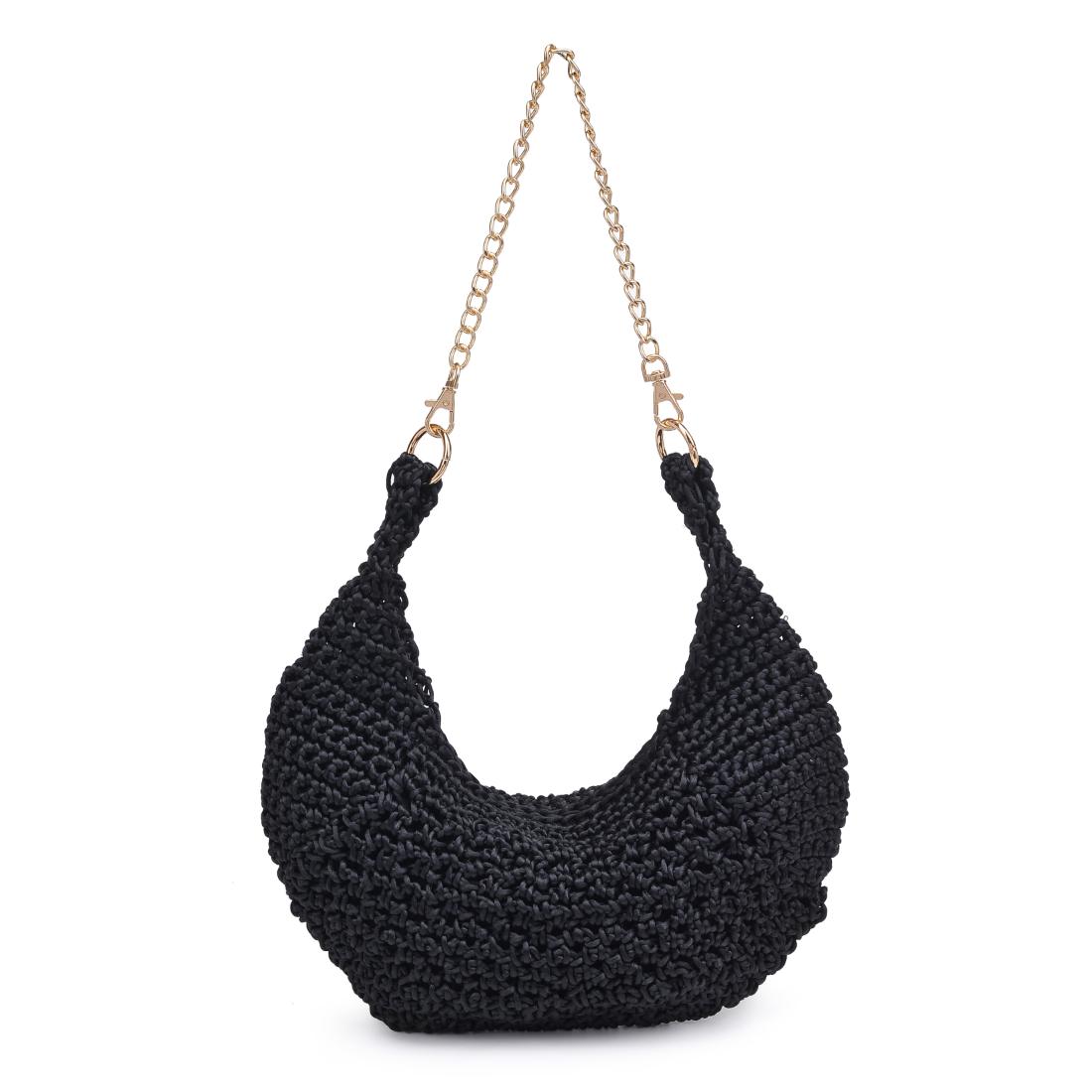 Product Image of Moda Luxe Soraya Shoulder Bag 842017137894 View 7 | Black