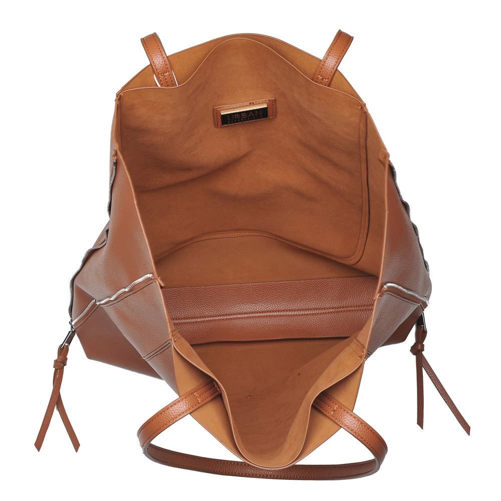 Product Image of Moda Luxe Beck Tote 842017122647 View 8 | Cognac
