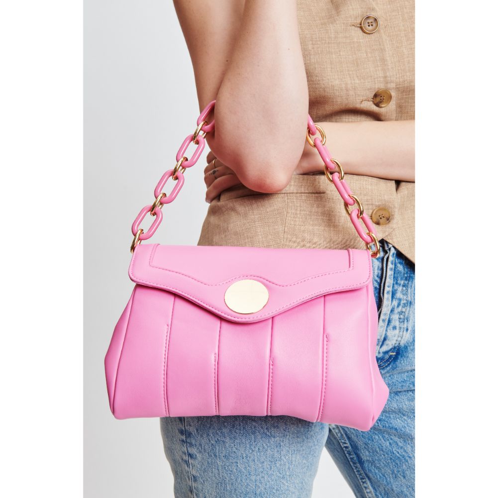 Woman wearing Barbi Moda Luxe Larisa Crossbody 842017131373 View 4 | Barbi