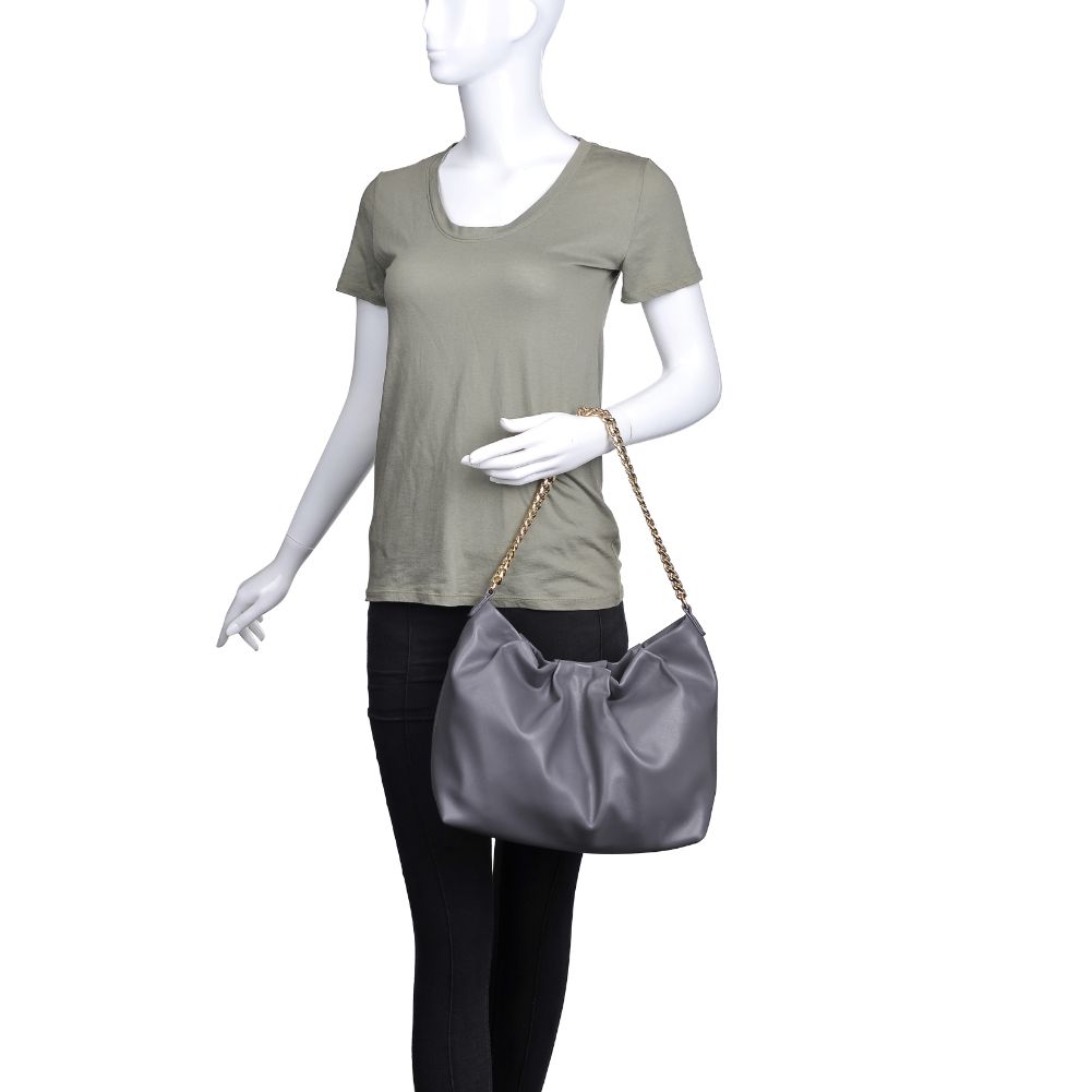 Product Image of Moda Luxe Danica Hobo 842017126492 View 5 | Slate