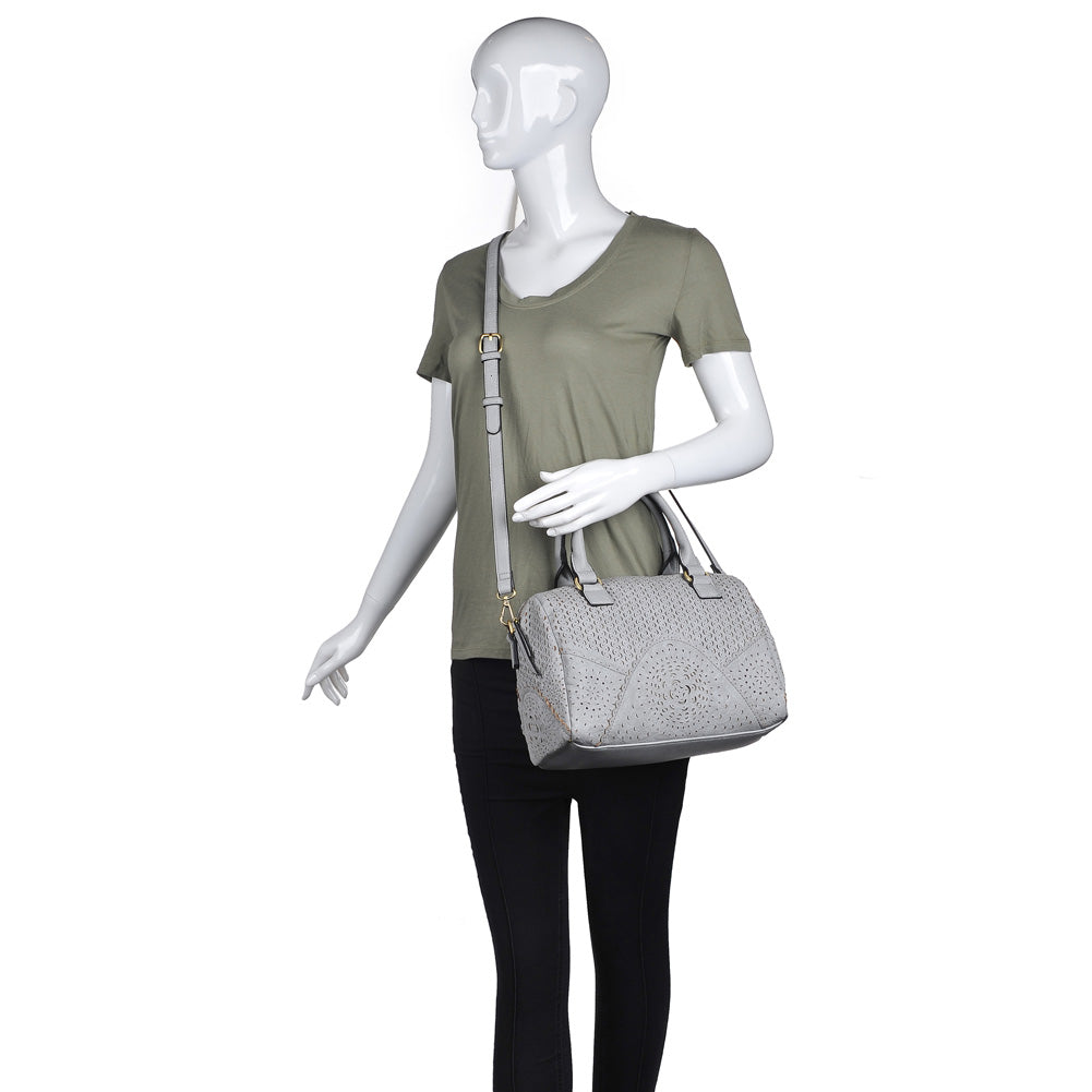 Product Image of Moda Luxe Bristol Satchel 842017115120 View 5 | Grey