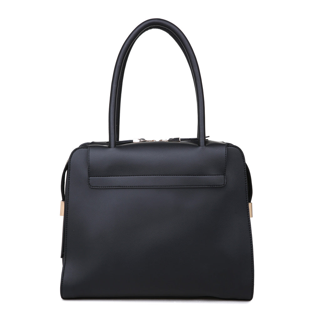 Product Image of Moda Luxe Juliette Satchel 842017114710 View 1 | Black