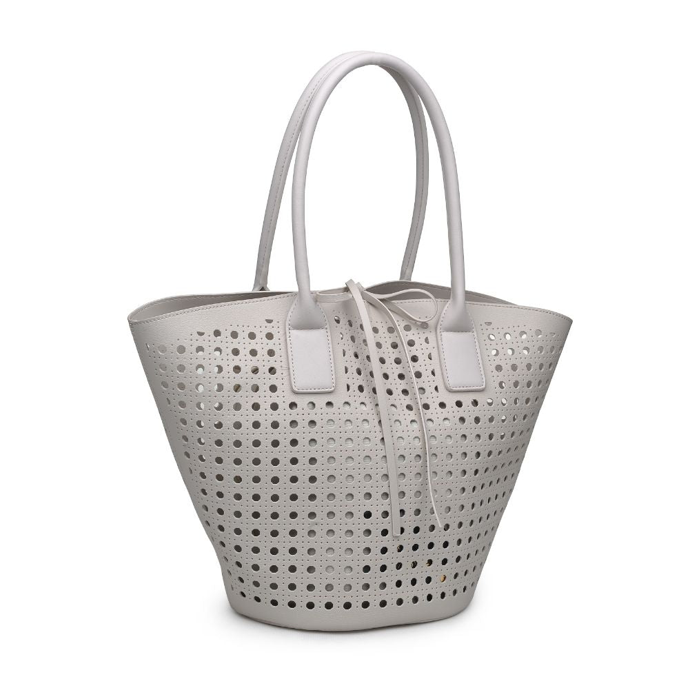 Product Image of Moda Luxe Palmas Tote 842017123767 View 6 | Ivory