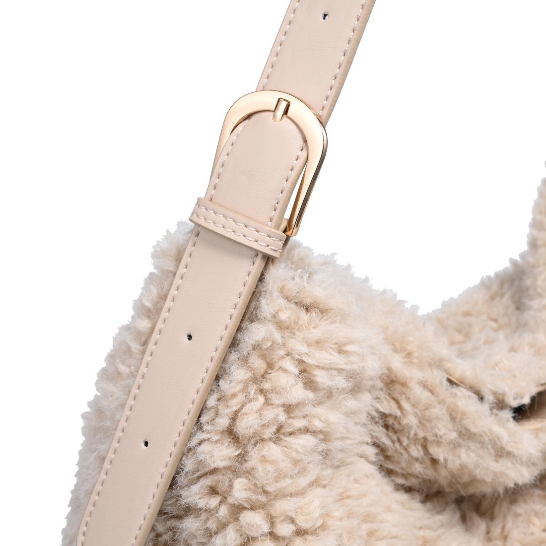 Moda Luxe Neve Sherpa Tote 842017142454 View 8 | Cream