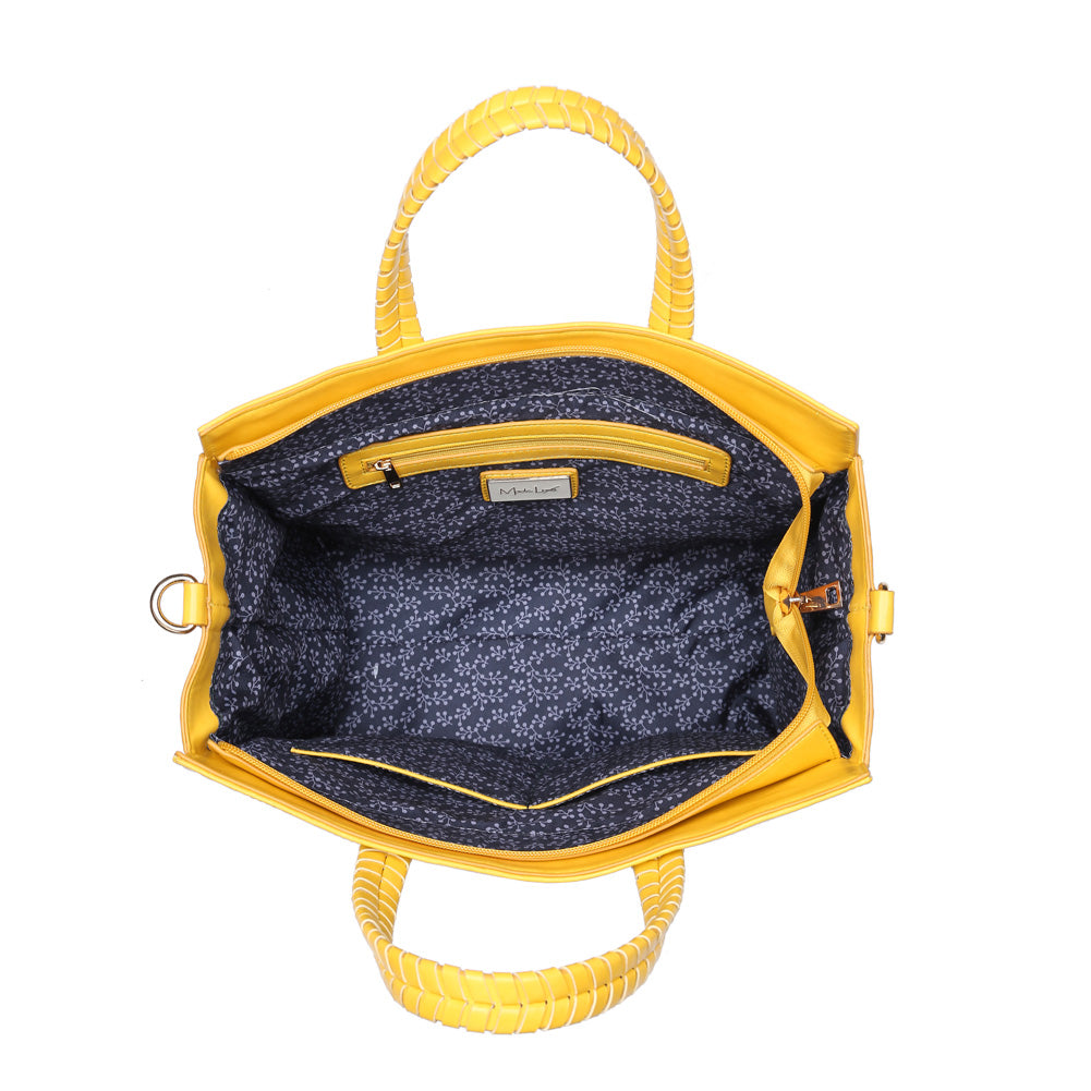 Product Image of Moda Luxe Renee Hobo 842017120049 View 4 | Mustard