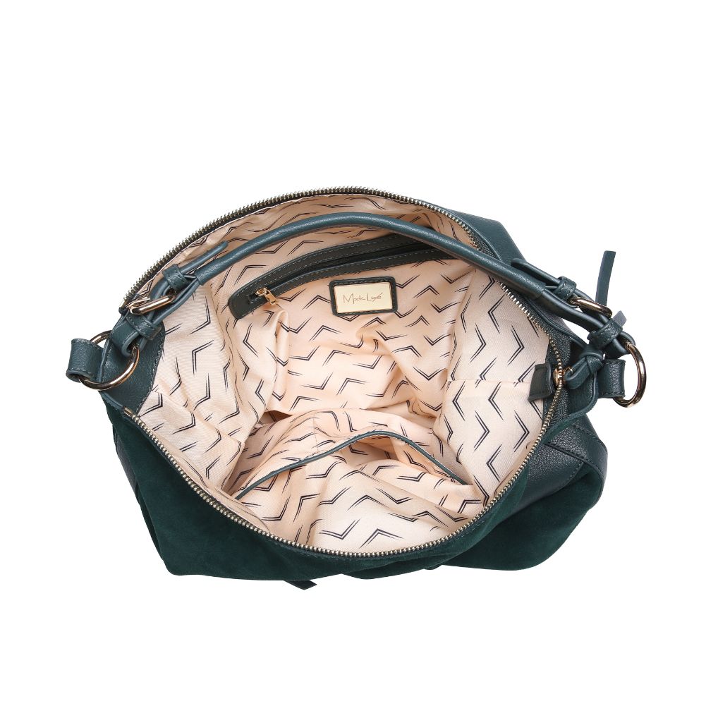 Product Image of Moda Luxe Isabella Hobo 842017122432 View 4 | Emerald
